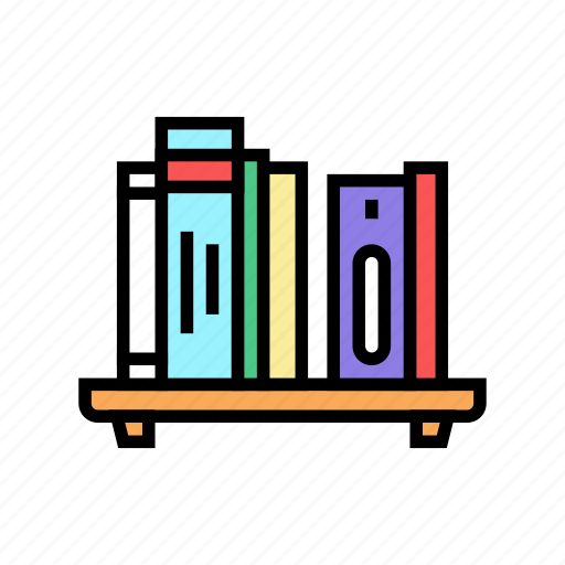 Bookshelf, books, teacher, education, geography, abc icon - Download on Iconfinder