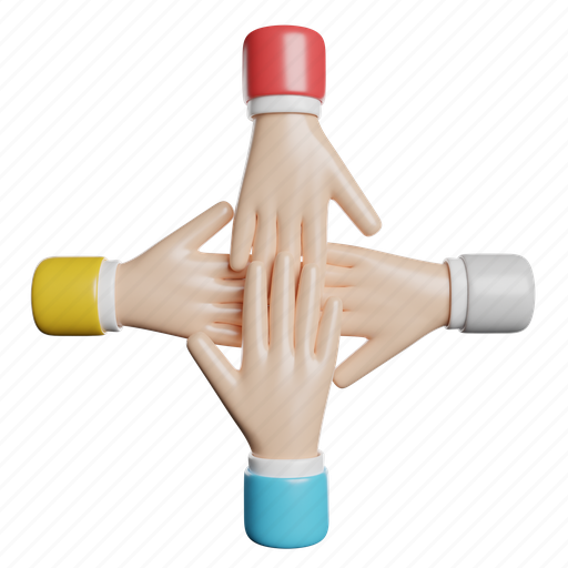 United, business, money, hand, one 3D illustration - Download on Iconfinder
