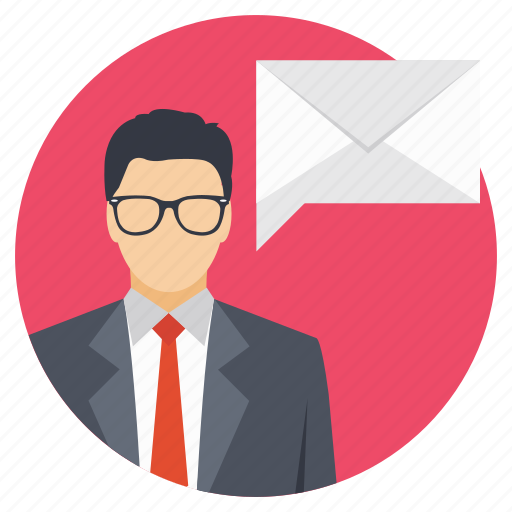 Business communication, business correspondence, business mail, mail sender, mailman icon - Download on Iconfinder