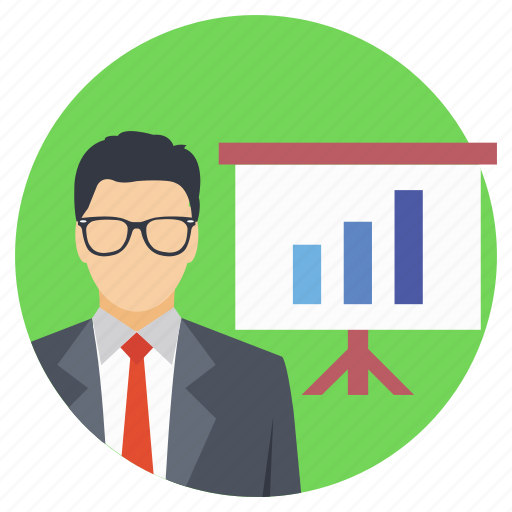 Business, business analytics, presentation, statistics, whiteboard graph icon - Download on Iconfinder