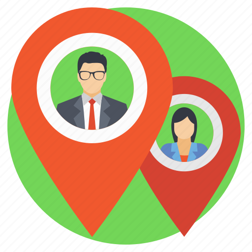 Business location, business people pins, business relocation, location pin, office location icon - Download on Iconfinder