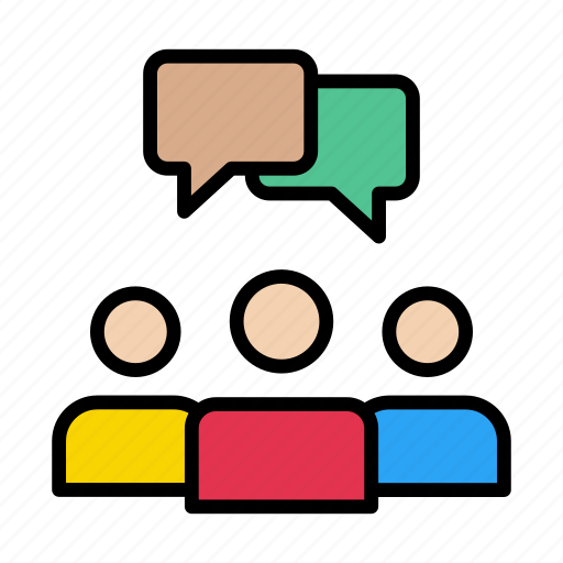 Group, conversation, teamwork, discussion, meeting icon - Download on Iconfinder