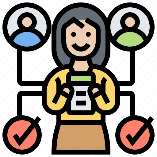 Delegate, management, planning, responsibility, task icon - Download on Iconfinder