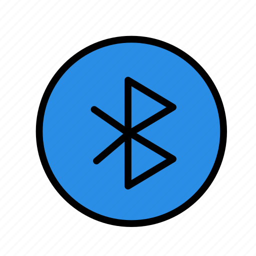 Bluetooth, circle, device, tech, technology icon - Download on Iconfinder