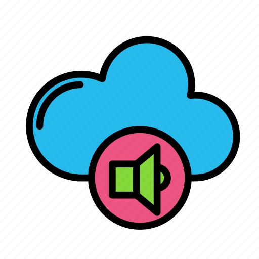 Cloud, device, sound, tech, technology icon - Download on Iconfinder