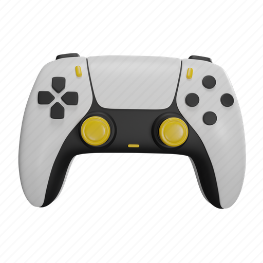 Game, controller, play, sport, console, technology 3D illustration - Download on Iconfinder