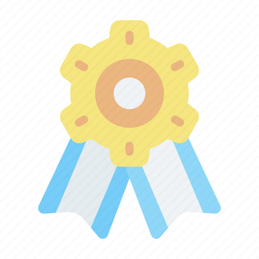 Achievement, award, badge, gear, like icon - Download on Iconfinder