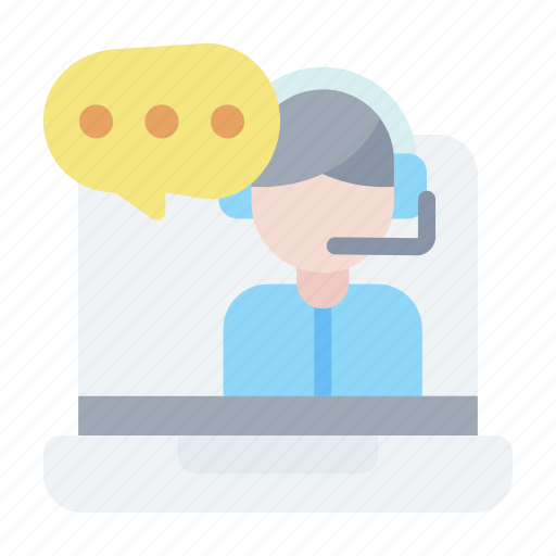 Communication, consulting, customer, headphone, online icon - Download on Iconfinder
