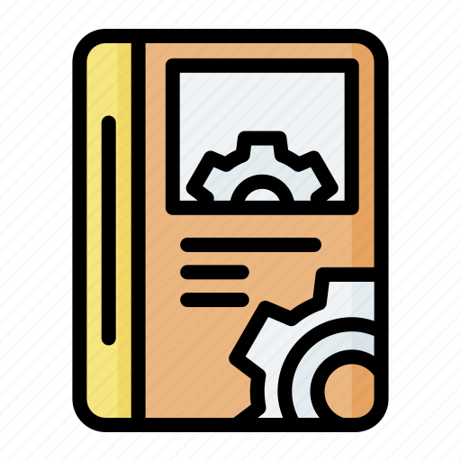 Hardware, manual, book, guidebook, setting icon - Download on Iconfinder