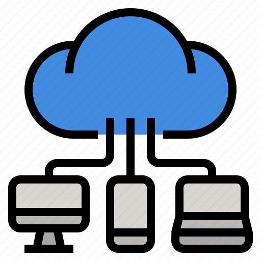 Cloud, data, device, download, storage, cloud technology, technology disruption icon - Download on Iconfinder