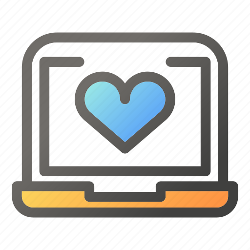 Computer, desktop, heart, laptop, monitor icon - Download on Iconfinder