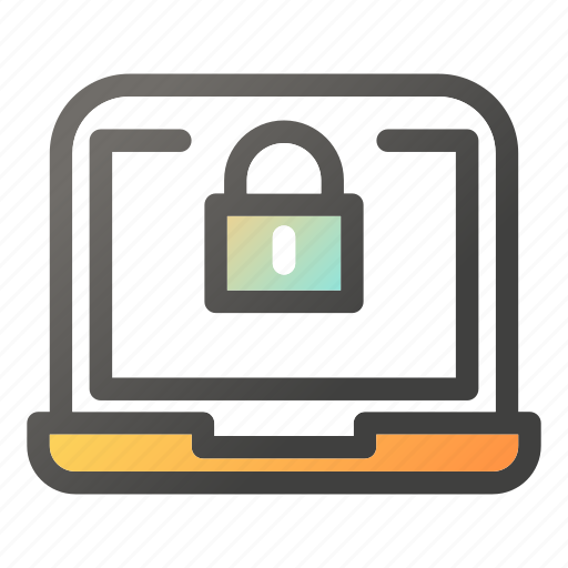 Computer, desktop, laptop, monitor, protection, secure, security icon - Download on Iconfinder