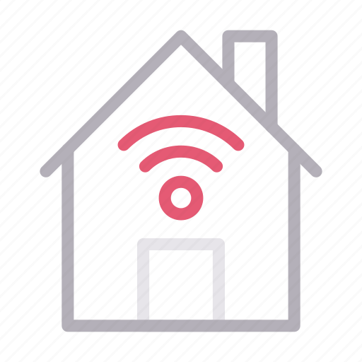Building, home, house, wifi, wireless icon - Download on Iconfinder