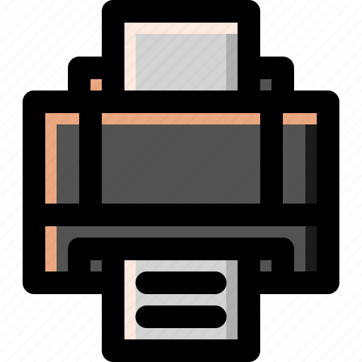 Business, computer, fax, office, print, printer, technology icon - Download on Iconfinder