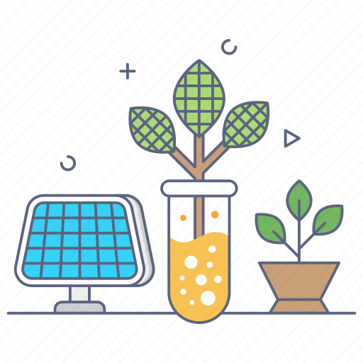 Photosynthesis process, photosynthesis, chlorophyll process, biology, bioengineering icon - Download on Iconfinder
