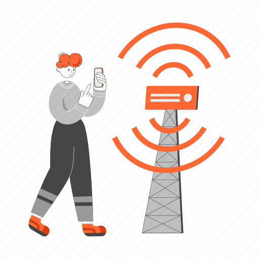 5g, communication, cell, technology, antenna, internet, wireless illustration - Download on Iconfinder