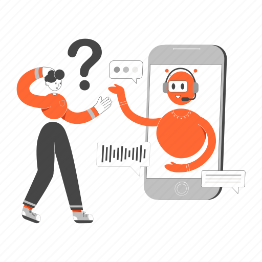 Technology, ai, chatbot, robot assistant, robot, bot, automation illustration - Download on Iconfinder