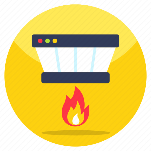 Fire alarm, fire detector, smoke alarm, smoke detector, fire sensor icon - Download on Iconfinder