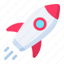 rocket, launch, spaceship, boost