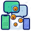 chat, communication, conversation, device, emoticon, smartphone 