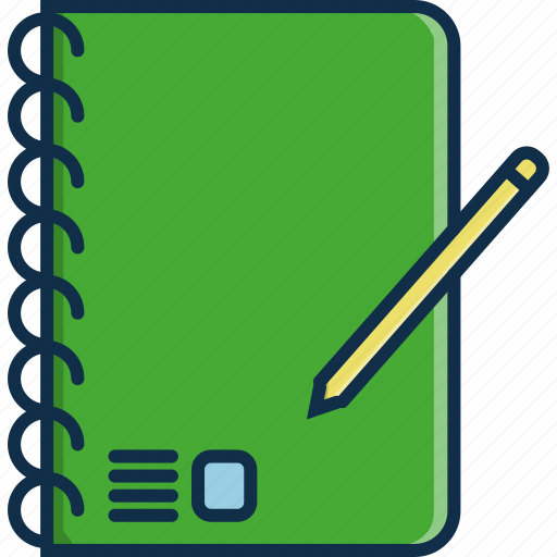 Book, notebook, notes, paper, pen, technology icon - Download on Iconfinder