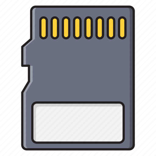 Card, chip, memory, sd, technology icon - Download on Iconfinder