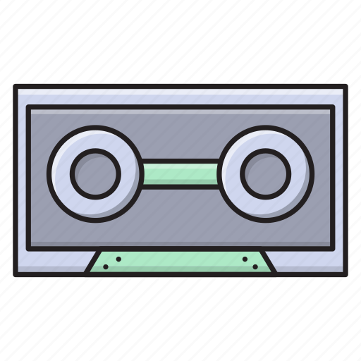 Audio, cassette, hardware, media, tape icon - Download on Iconfinder