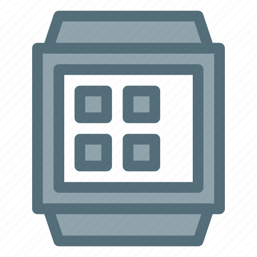 Clock, device, digital, smartwatch, technology, time, watch icon - Download on Iconfinder