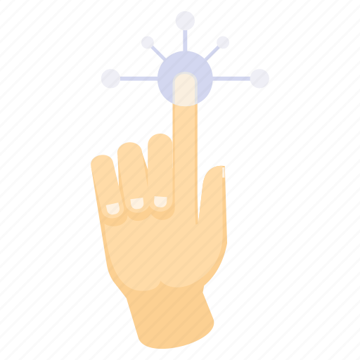 Click, touch, finger, gesture, gestures, hand icon - Download on Iconfinder