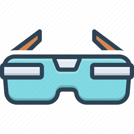 Augmented, digital, future, gadget, glasses, goggles, virtual icon - Download on Iconfinder