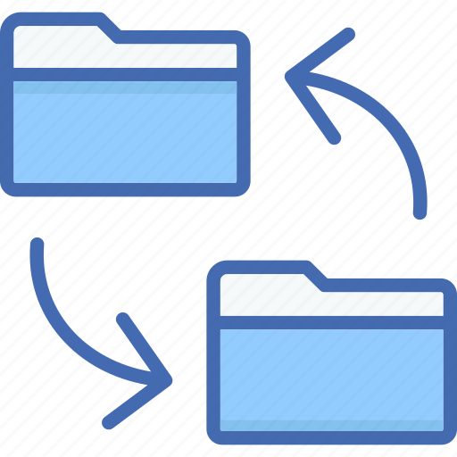 Folder transfer, folder, sync, synchronize, backup icon - Download on Iconfinder