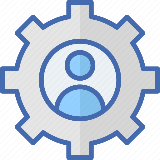 Avatar gear, gear, account, settings, options icon - Download on Iconfinder