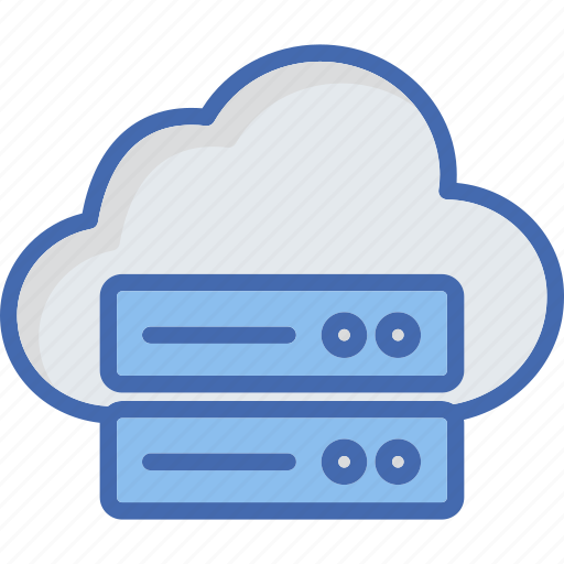 Cloud hosting, cloud, server, hosting, database icon - Download on Iconfinder