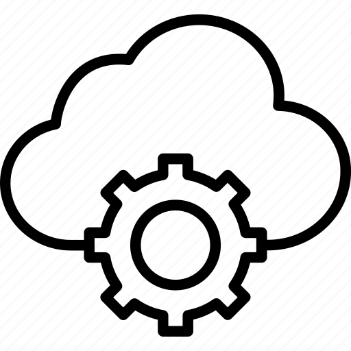 Cloud setting, cloud, configuration, settings, options icon - Download on Iconfinder
