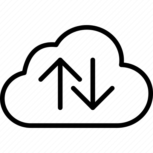 Cloud, sync, cloud up down arrow, arrow, weather icon - Download on Iconfinder