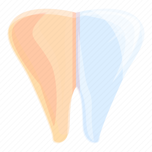 Half, teeth, whitening, tooth icon - Download on Iconfinder