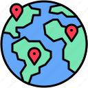 global, globe, location, pin, place, telecommuting