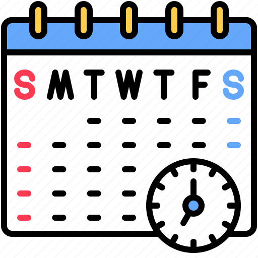 Appointment, calendar, plan, schedule, telecommuting, time icon - Download on Iconfinder