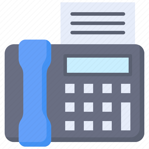 Communication, fax, telecommuting, telephone icon - Download on Iconfinder