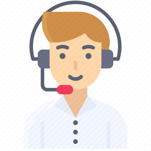 Avatar, call center, job, operator, telecommuting icon - Download on Iconfinder