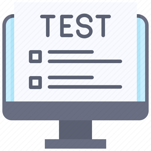 Exam, examination, experiment, telecommuting, test icon - Download on Iconfinder