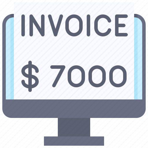 Bill, invoice, online, payment, receipt, shopping, telecommuting icon - Download on Iconfinder