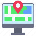 location, map, pin, place, telecommuting