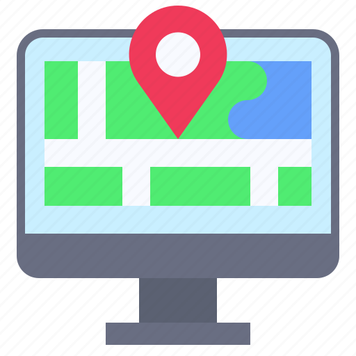 Location, map, pin, place, telecommuting icon - Download on Iconfinder