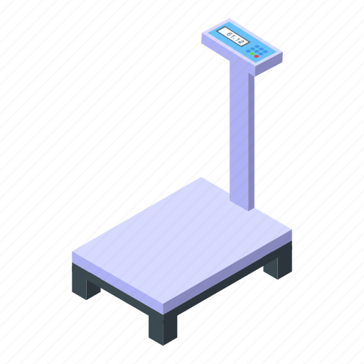 Medical, scales, isometric icon - Download on Iconfinder