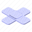 medical, patch, isometric