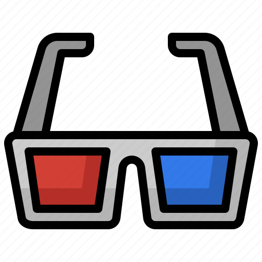 Glasses, movie, cinema, entertainment, film icon - Download on Iconfinder