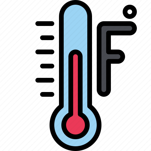 Fahrenheit, temperature, thermometer, equipment, measurement, scale, instrument icon - Download on Iconfinder
