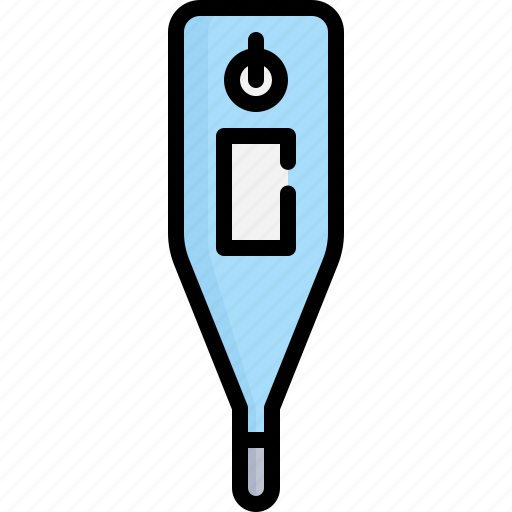 Thermometer, medical, temperature, health, fever, equipment, measurement icon - Download on Iconfinder