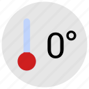 cold, condition, temperature, thermometer, zero